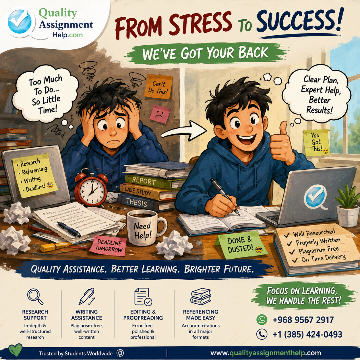 from assignment stress to academic confidence